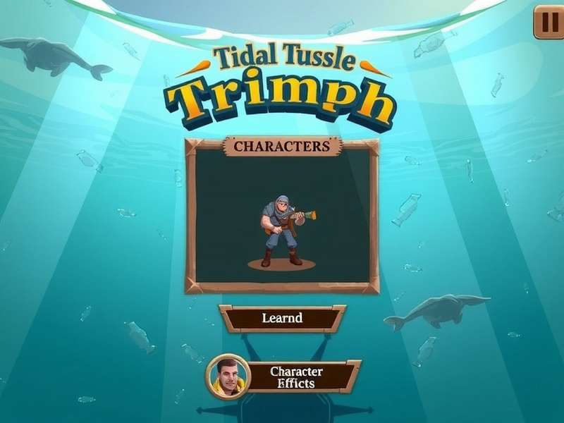 Tidal Tussle Triumph character selection screen